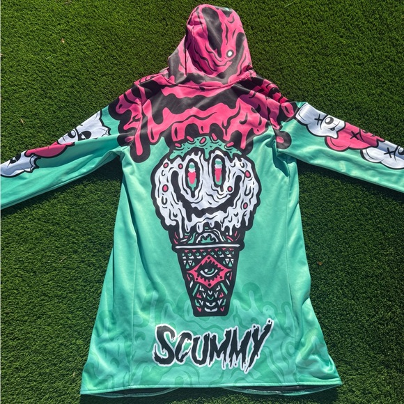 skummy bears Other - Skummy Bears Colorful Graphic Hoodie with Ice Cream Design